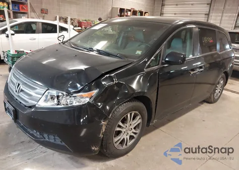 2011 Honda Odyssey Ex-L z USA, uszkodzony, nr VIN 5FNRL5H64BB051381